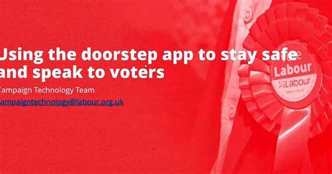 Labour Doorstep App